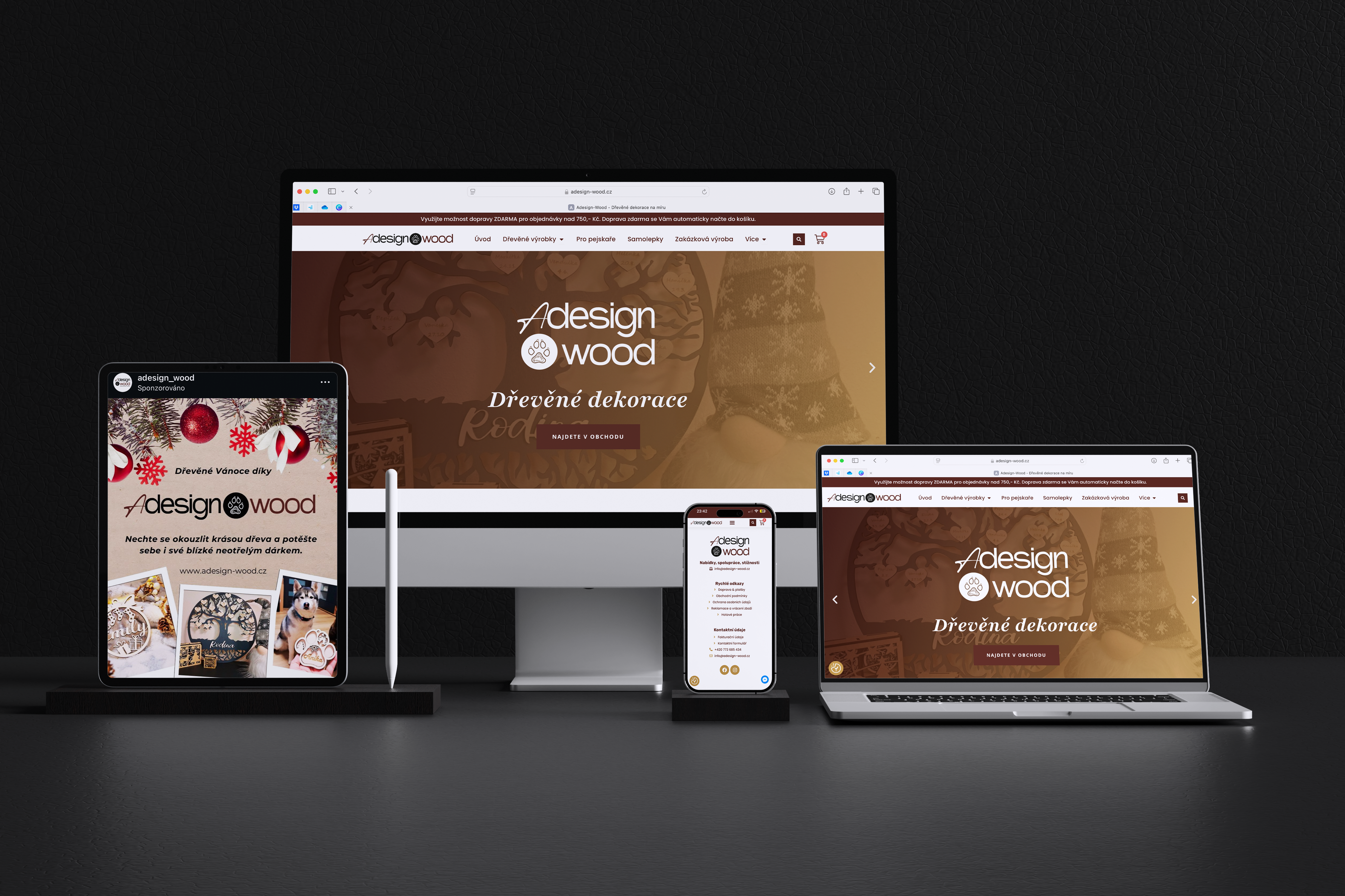 Adesign wood Mockup